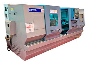 Токарный станок FABTEC CK560/1000 с плоской станиной с ЧПУ Siemens 808D