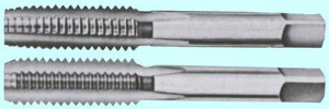 Метчик 1 3/4" BSW 55° 9ХС дюймовый, ручной, комплект из 2-х шт. ( 5 ниток/дюйм) "CNIC"