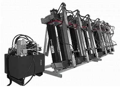 IRONMAC BLOX 4x4-250  Пресс для склейки бруса IRONMAC PRESS  Предназначен для высококачественного склеивания строительного и оконного бруса, стропильных конструкций, ламелей, балок гидравлические фронтальные прижимыгидравлический подъем и опускани...